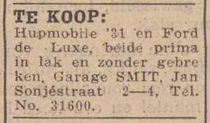 Artikel 'Te koop:' uit Algemeen Dagblad van 1 mei 1970
