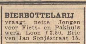 Artikel 'Bierbottelarij' uit  van  dec 
