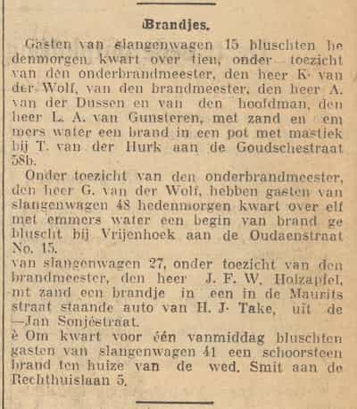 Artikel 'Brandjes' uit  van  dec 
