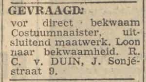 Artikel 'Gevraagd:' uit  van  dec 
