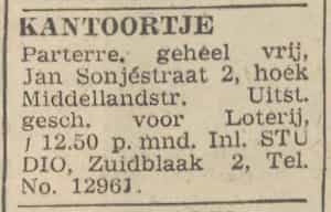 Artikel 'Kantoortje' uit  van  dec 
