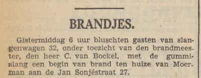 Artikel 'Brandjes.' uit  van  dec 
