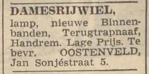 Artikel 'Damesrijwiel,' uit Algemeen Dagblad van 1 mei 1970
