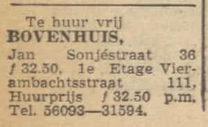 Artikel 'bovenhuis,' uit Rotterdamsch nieuwsblad van 2 mei 1904
