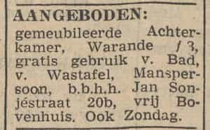 Artikel 'Aangeboden:' uit Rotterdamsch nieuwsblad van 2 mei 1904
