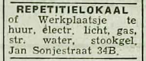 Artikel 'Repetitielokaal' uit Rotterdamsch nieuwsblad van 2 mei 1904
