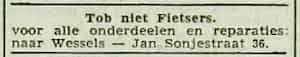 Artikel 'Tob niet Fietsers.' uit  van  dec 
