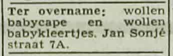 Artikel 'Ter overname:' uit Rotterdamsch nieuwsblad van 9 jan 1930