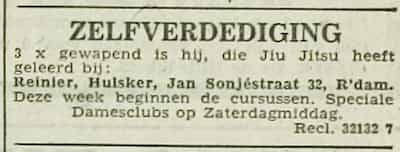 Artikel 'Zelfverdediging' uit Het Rotterdamsch parool van 6 feb 1964
