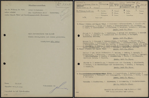 Artikel 'Abnahmeverzeichnis.' uit Het Vrije Volk van 6 nov 1968
