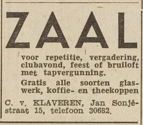 Artikel 'Zaal' uit Rotterdamsch nieuwsblad van 2 mei 1904
