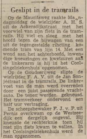 Artikel 'Geslipt in de tramrails' uit  van  dec 
