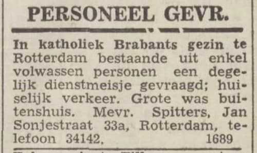 Artikel 'Personeel gevraagd' uit Algemeen Dagblad van 8 apr 1982

