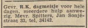 Artikel 'Rooms Katholiek dagmeisje' uit Algemeen Dagblad van 8 apr 1982
