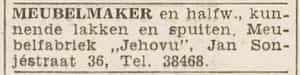 Artikel 'Meubelmaker' uit  van  dec 
