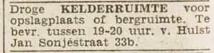 Artikel 'kelderruimte' uit Algemeen Dagblad van 8 apr 1982
