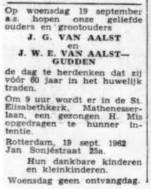 Artikel 'J.G. van Aalst en J.W.E. van Aalst-Gudden' uit  van  dec 
