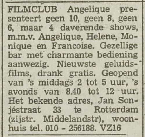 Artikel 'Filmclub' uit Algemeen Dagblad van 8 apr 1982
