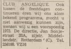 Artikel 'Club Angelique.' uit Algemeen Dagblad van 8 apr 1982
