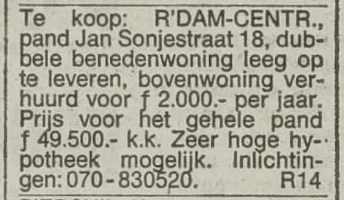 Artikel 'Rotterdam-centrum,' uit Rotterdamsch nieuwsblad van 2 mei 1904
