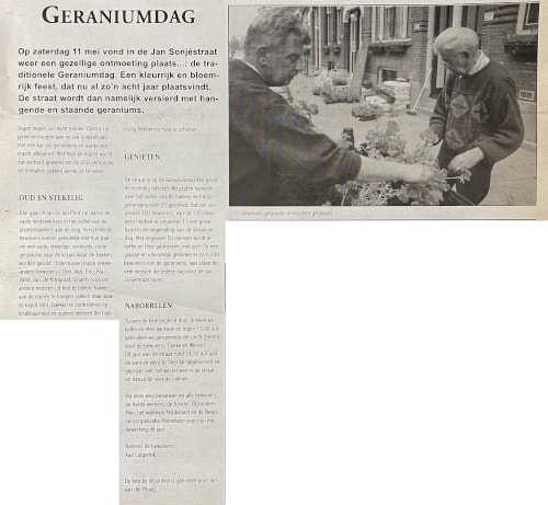 Artikel 'Geraniumdag' uit  van  dec 
